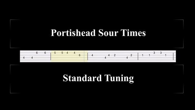 Bassless & Tabs- Portishead- Sour Times