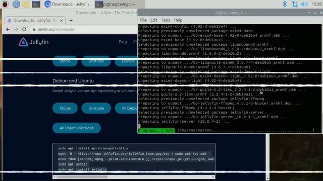 How to Install JellyFin on Raspberry Pi with OMX H/W Acceleration смотреть онлайн