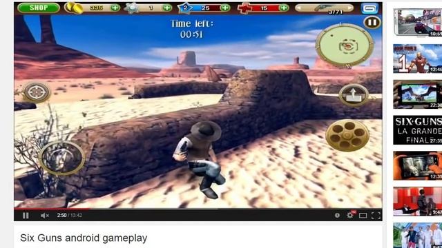 Мобильный обзорчик: Six-Guns - iOS / Android # Wolfing обзор смотреть онлайн