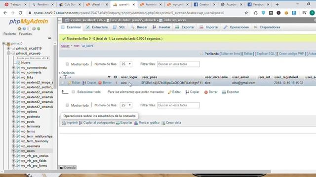 Cambiar contraseña de WordPress desde la BASE DE DATOS смотреть онлайн