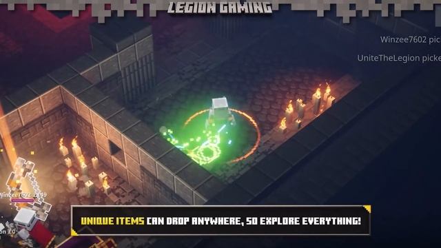 Minecraft Dungeons - FIGHTER'S BINDINGS | Unique Item Guide смотреть онлайн