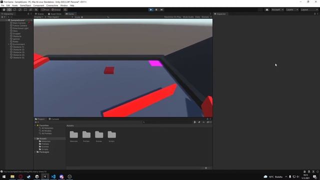Obstacle Game Demo // Unity смотреть онлайн