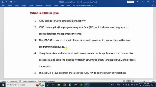 What is JDBC in Java(Telugu) смотреть онлайн