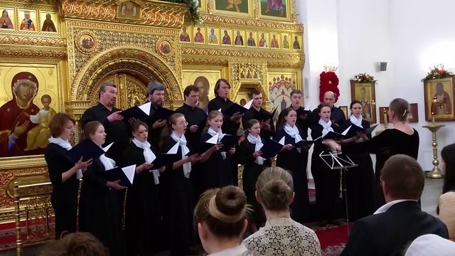 Христос воскресе. Демественного роспева в обр. Г.Б. Печенкина.