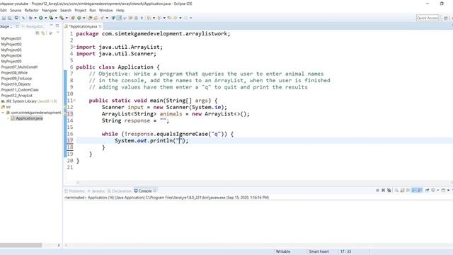 012 - Java Fundamentals - Introduction to the ArrayList смотреть онлайн