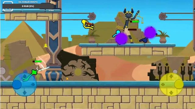SupremeDuelistStickman 4 ИИ сражаются! (с комментариями) смотреть онлайн