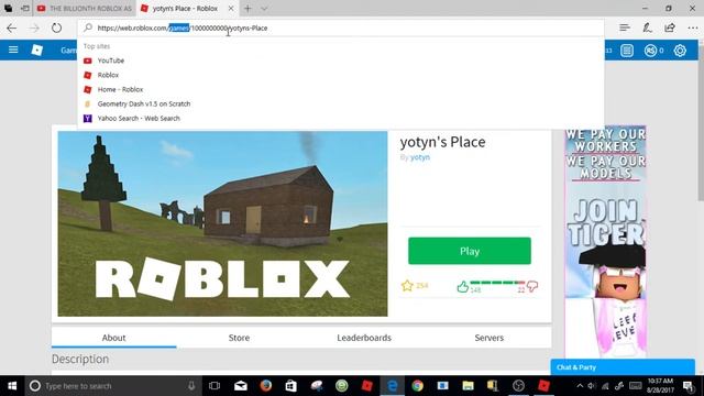 Playing the 1000000000th ROBLOX Game! (ROBLOX) смотреть онлайн