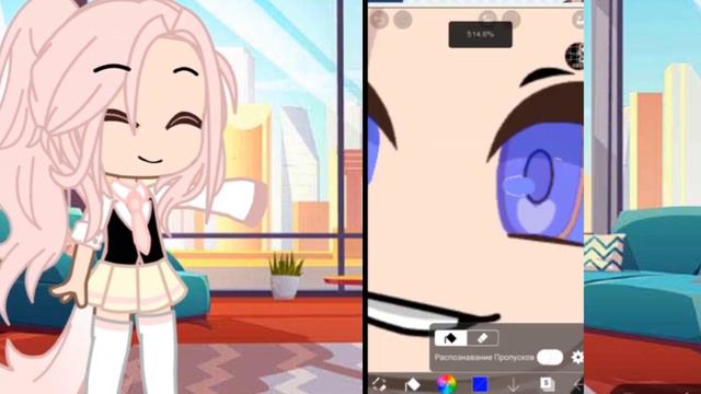 туториал || как зделать обработку глаз || гача клуб смотреть онлайн