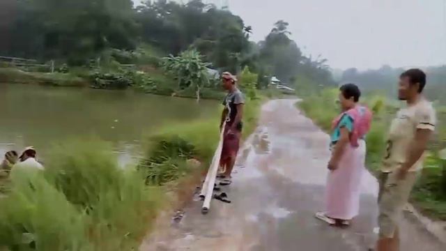 Enjoying rural life|| Net Fishing || Fishing by long net @HamtiRufaima5076 смотреть онлайн