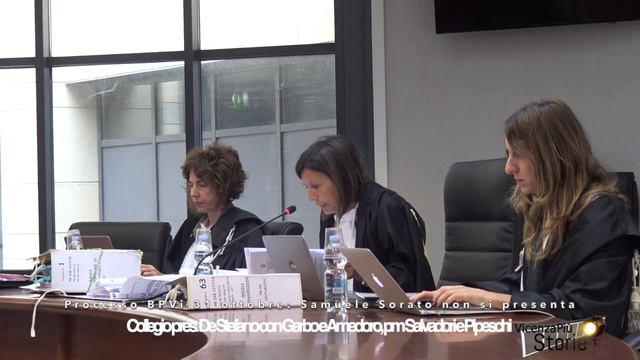 Processo BPVi 31 ottobre: Samuele Sorato (ex dg/ad banca) non si presenta смотреть онлайн