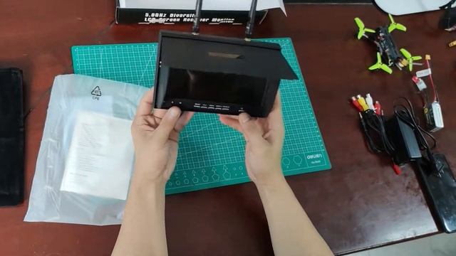 7Inch FPV Monitor LCD5802D With DVR 5.8G 40Channels Provided By SoloGood Company