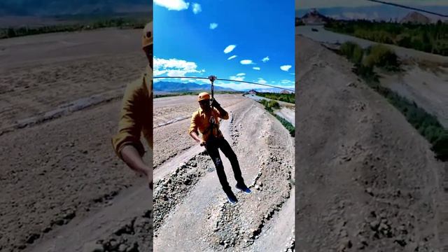 Zip line, Ladakh Trip Adventure, Insta360 ONE X2 Footage смотреть онлайн