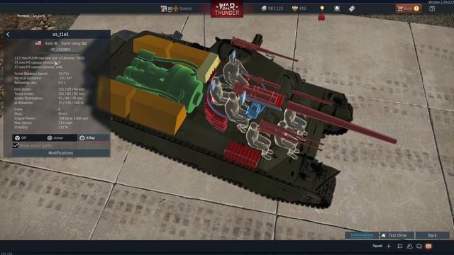 T1E1 Heavy Tank First Impressions - War Thunder Sky Guardians смотреть онлайн