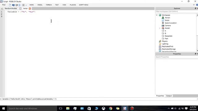 ROBLOX Lua - Tables #7 смотреть онлайн