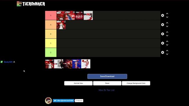 MY NBA 2K TIER LIST.....LETS PRAY FOR NBA 2K22 смотреть онлайн