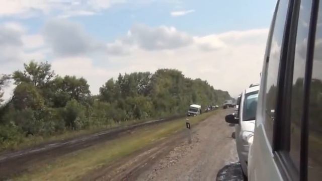 Эх,дороги...пробки да ремонт. трасса Дон август 2012 смотреть онлайн