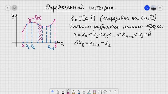 Определение определённого интеграла смотреть онлайн