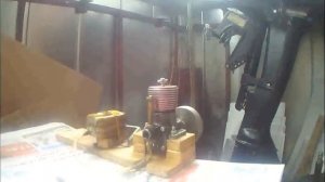 Микродвигатель МК-12в,  запуск на 2-ух видах топлива.