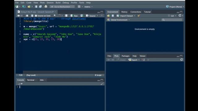 Inserting Records in Mongo DB through R data frames | doing it R way! смотреть онлайн
