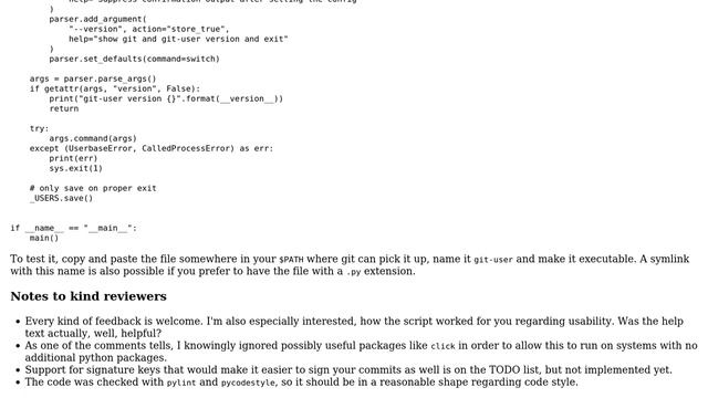 Code Review: git-user - Working on a shared local repository with multiple users made easier смотреть онлайн