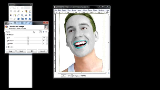 GIMP Tutorial: Heath Ledger Joker Make-up Manipulation смотреть онлайн