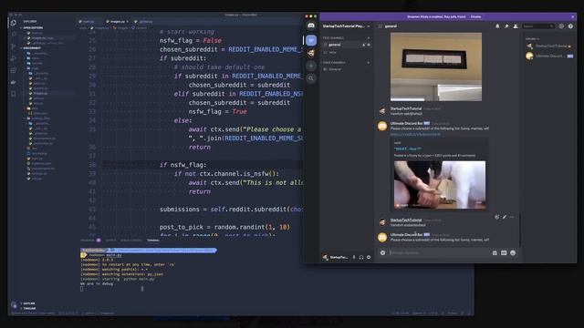 ULTIMATE DISCORD BOT - Episode 12 - Restricting certain subreddit images to NSFW channels only смотреть онлайн
