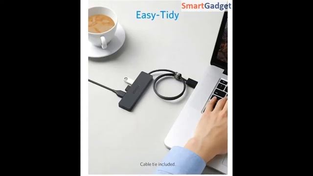 Anker 4-Port USB 3.0 Hub || Best for MacBook, Mac Pro, Mac mini, iMac, ,PC, Flash Drive, Mobile HDD