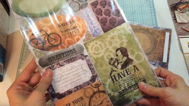 Скрапбукинг. Обзор коллекции Do crafts “Chronology” DCWV, а также посылка с Blitsy смотреть онлайн