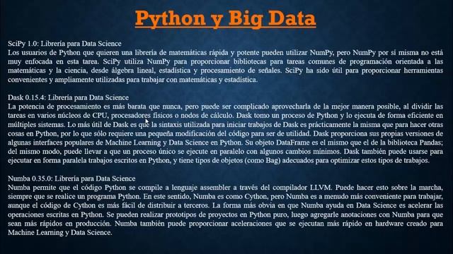 Python como herramienta de Big Data смотреть онлайн