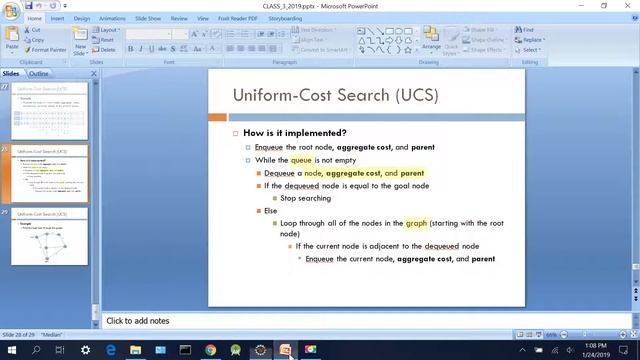 CMSC 285 - Uninformed Search смотреть онлайн