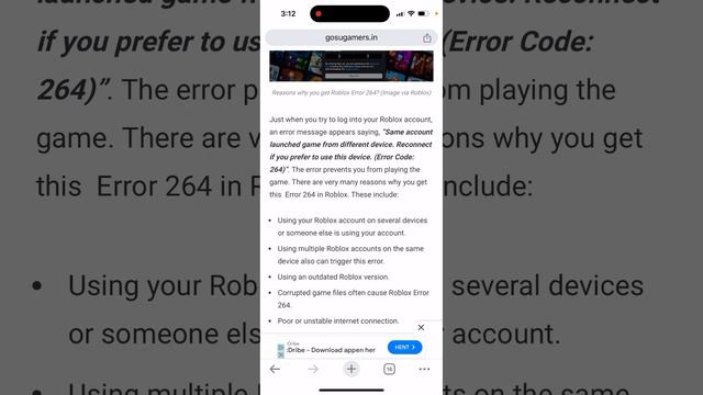 Roblox error 264 - how to solve it? смотреть онлайн