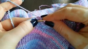 Горловина спицами. МК Часть 2. Обвязываем горловину для топа и свитера.