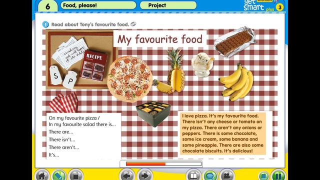 Get Smart Plus 3 Module 6 Project - My Favourite Food pg 61 смотреть онлайн