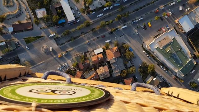 Гёреме 2019.На воздушном шаре пролетаем над городом. смотреть онлайн