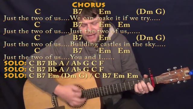 Just The Two Of Us (Bill Withers) Guitar Cover Lesson with Chords/Lyrics - 8th Strum смотреть онлайн