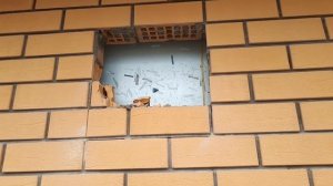 Установка форточки в бане. Подготовка проема.