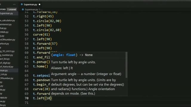 Draw Superman Logo | Full Python Code || Python Turtle смотреть онлайн