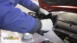 Замена ламп в передней фаре и заднем фонаре Lada Vesta