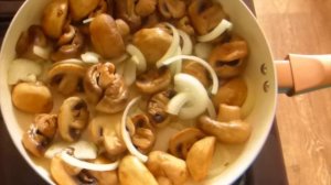 Готовим вкусно! СЛИВОЧНЫЕ ШАМПИНЬОНЫ жареные с чесноком и зеленью!