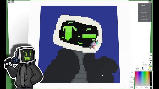 Drawing Cyrix FNF in Roblox (Pixel Art Creator) (Read Desp) смотреть онлайн