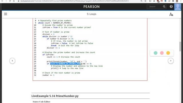 Daniel Liang Python Section 5.12 смотреть онлайн