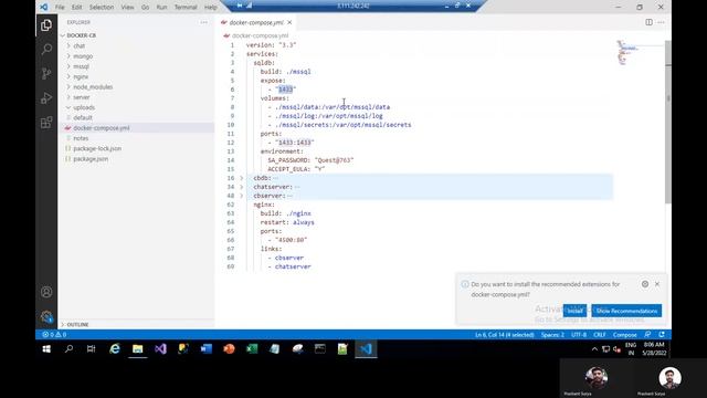 Upload and download a file in Node.js Express.js inside a docker container смотреть онлайн
