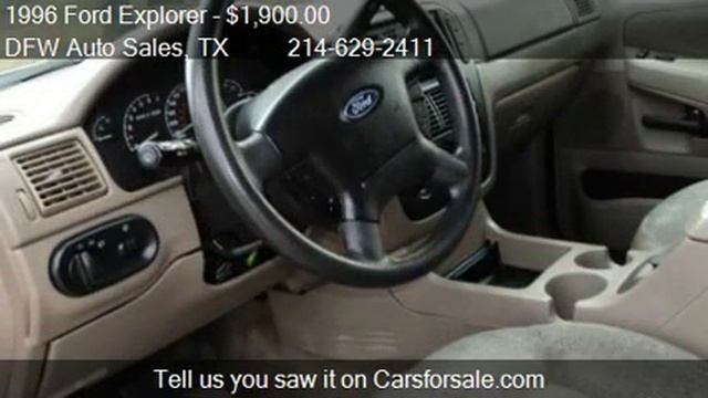 1996 Ford Explorer XLT - for sale in Irving, TX 75062 смотреть онлайн