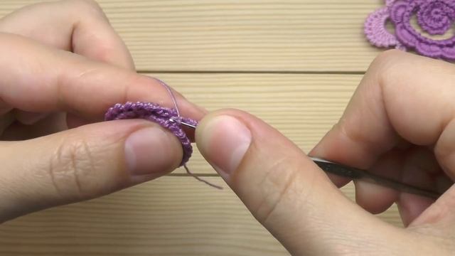 ЦВЕТОК крючком МАСТЕР-КЛАСС по вязанию мотивов для ирландского кружева crochet flower motifs смотреть онлайн