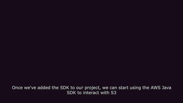 Using AWS S3 with Java - Tutorial for Beginners смотреть онлайн