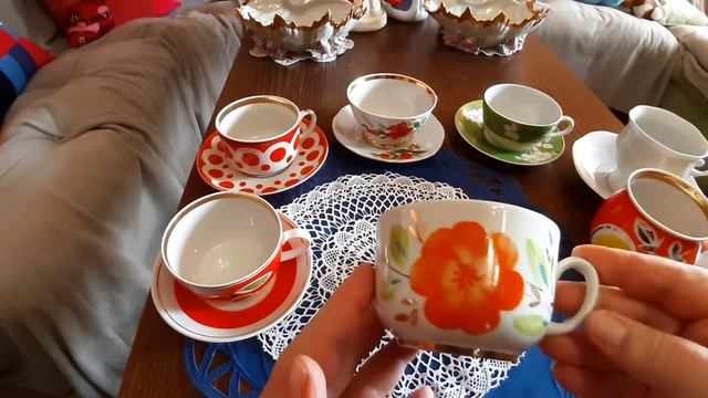 #Чайные пары# чашечки 70-ых- 80-ых годов. смотреть онлайн