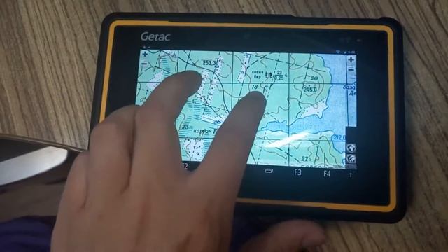 Карты Генштаб на Getac Z710 на основе Android смотреть онлайн