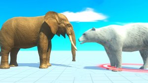 БИТВА ПОЛЯРНЫХ МЕДВЕДЕЙ ПРОТИВ СЛОНОВ (КТО СИЛЬНЕЕ???) - Animal Revolt Battle Simulator
