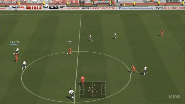 PES 2014 - England vs. Portugal Gameplay [HD] смотреть онлайн