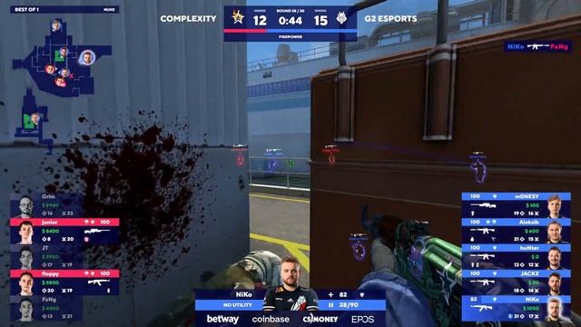 G2 Niko's winning 4k vs Complexity! смотреть онлайн